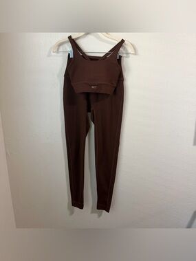 SET Active Sculptflex Matching Set - Brown (Size XS) activewear athlesuire set